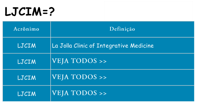 ljcim de quê