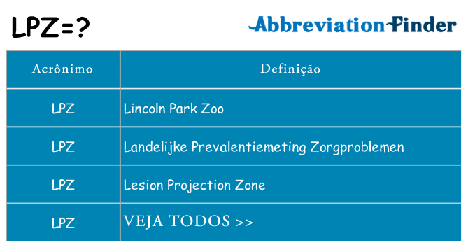 lpz de quê