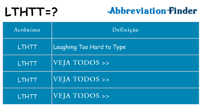 lthtt de quê