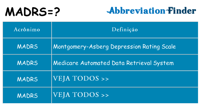 madrs de quê