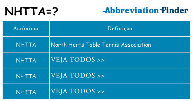 nhtta de quê