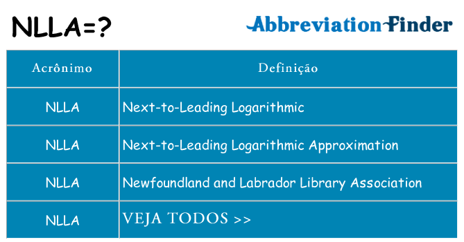 nlla de quê