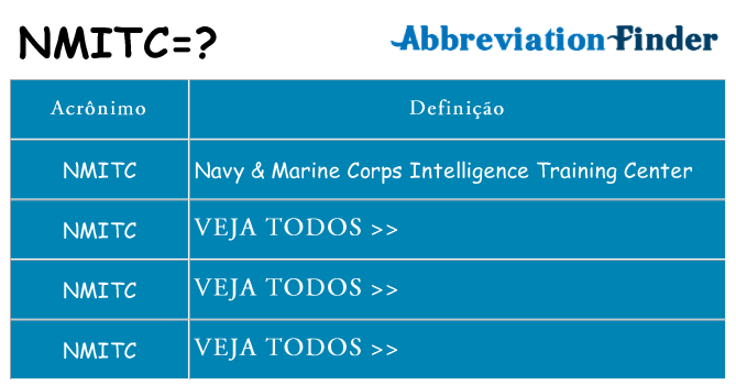 nmitc de quê