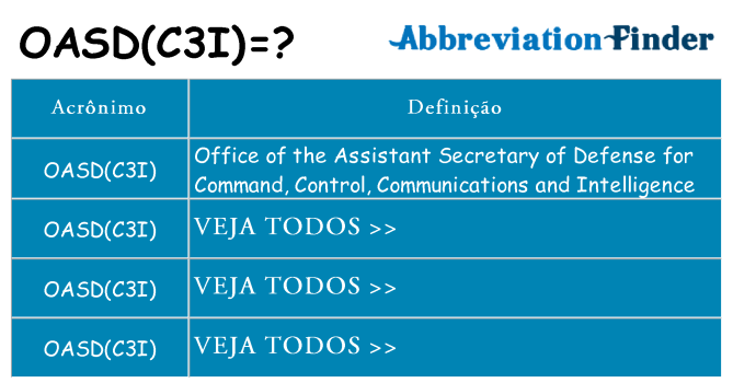 oasdc3i de quê
