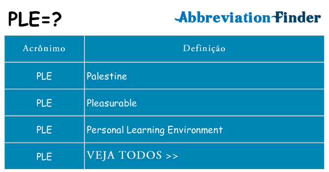 ple de quê