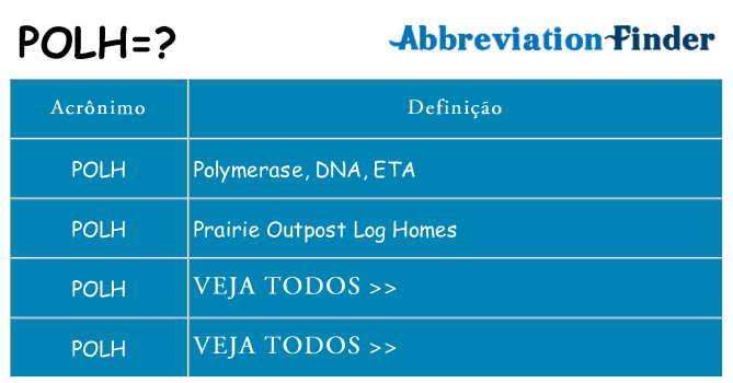 polh de quê
