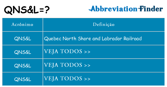 qnsl de quê