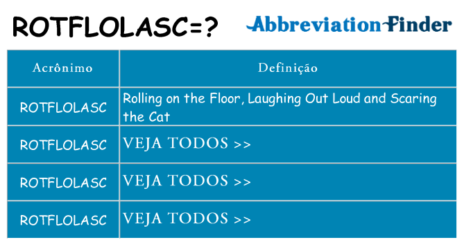 rotflolasc de quê