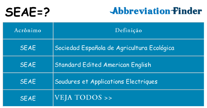 seae de quê
