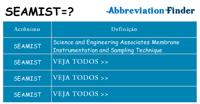 seamist de quê