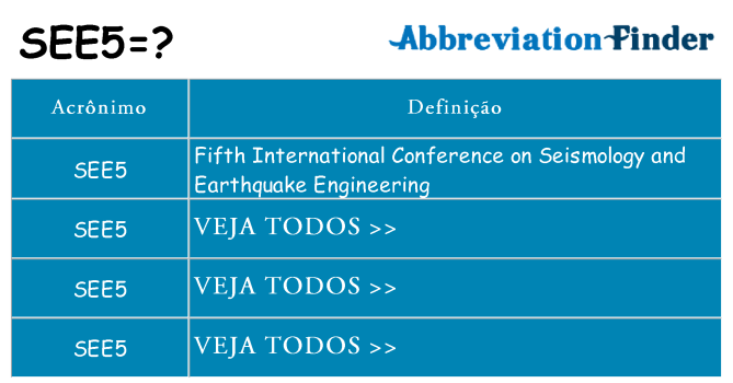 see5 de quê