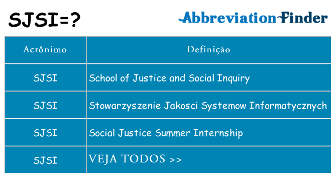 sjsi de quê