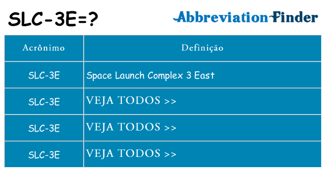 slc-3e de quê
