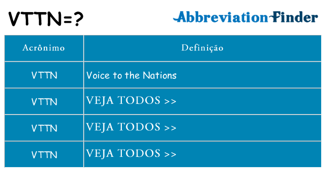 vttn de quê