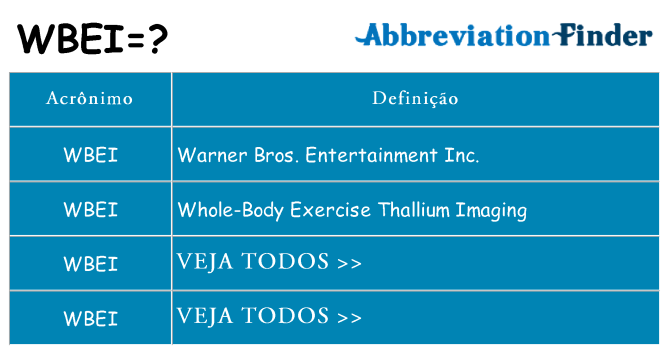 wbei de quê