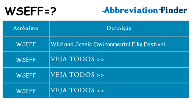 wseff de quê