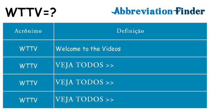 wttv de quê