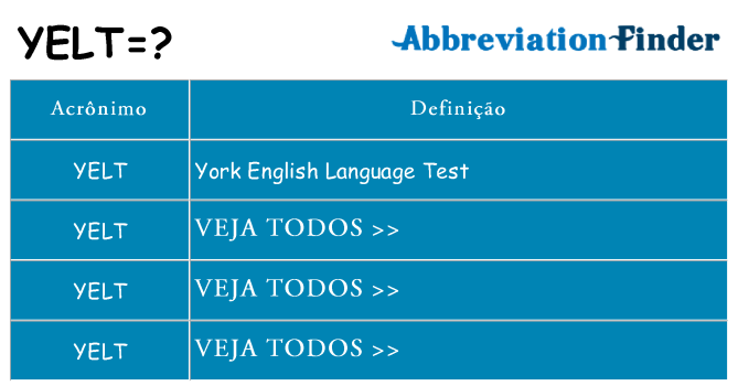 yelt de quê