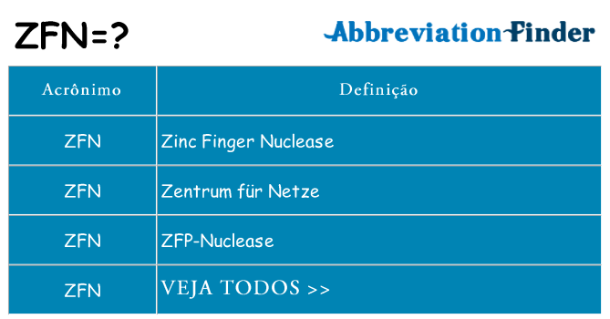zfn de quê