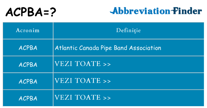 Ce stea acpba