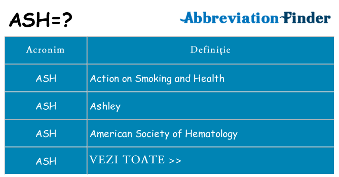 Ce stea ash