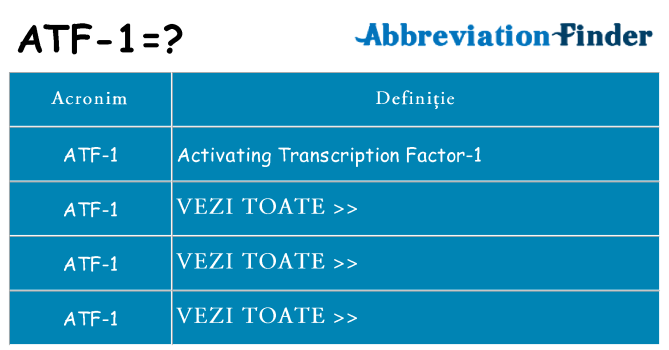 Ce stea atf-1