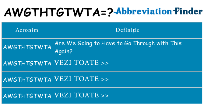 Ce stea awgthtgtwta