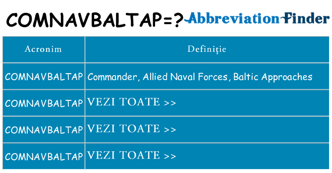 Ce stea comnavbaltap