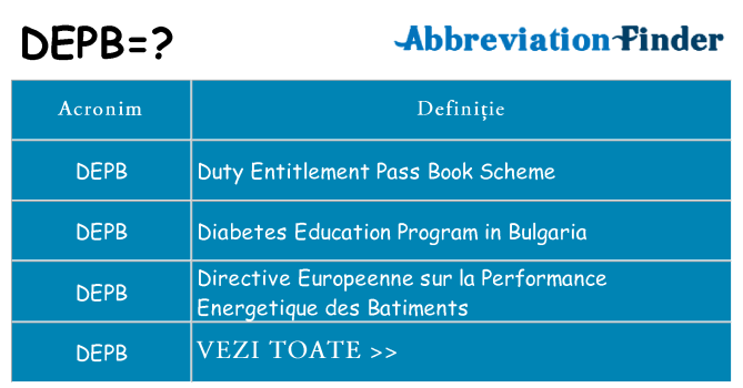 Ce stea depb