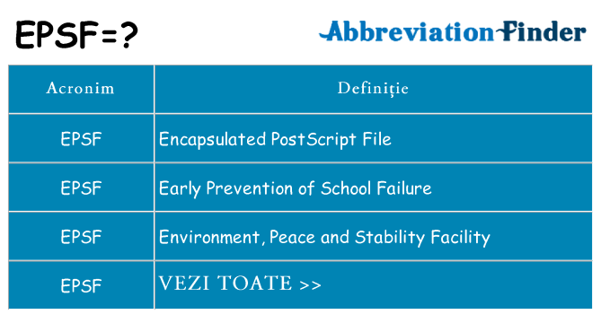 Ce stea epsf