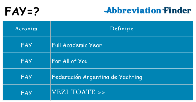 Ce stea fay