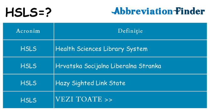Ce stea hsls