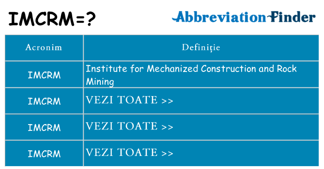 Ce stea imcrm