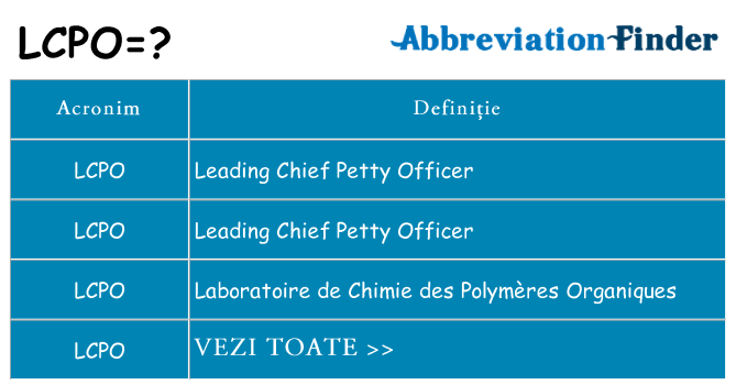 Ce stea lcpo