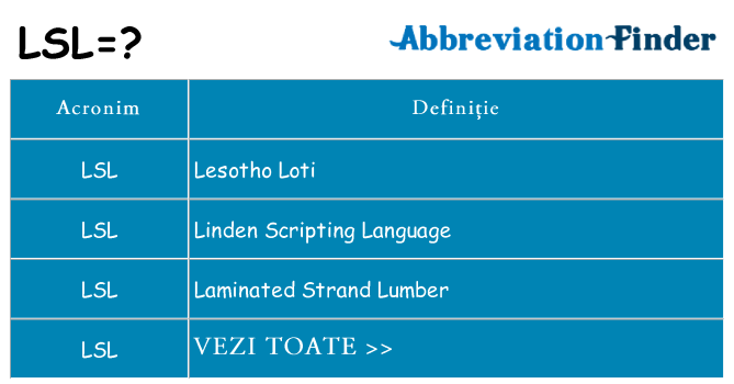 Ce stea lsl