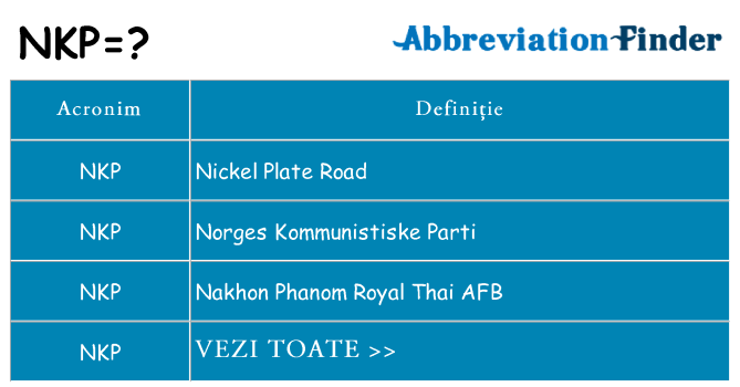 Ce stea nkp