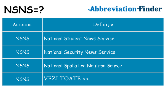 Ce stea nsns