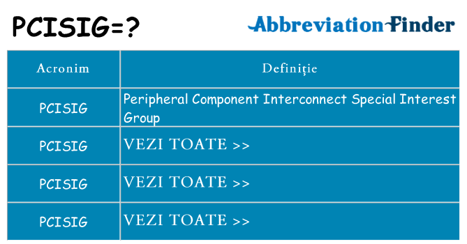 Ce stea pcisig