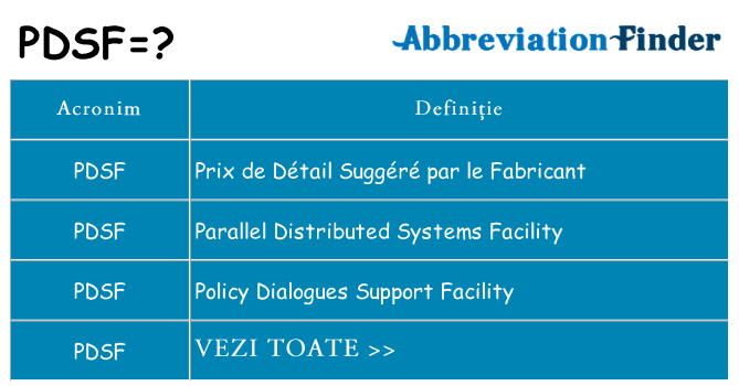 Ce stea pdsf
