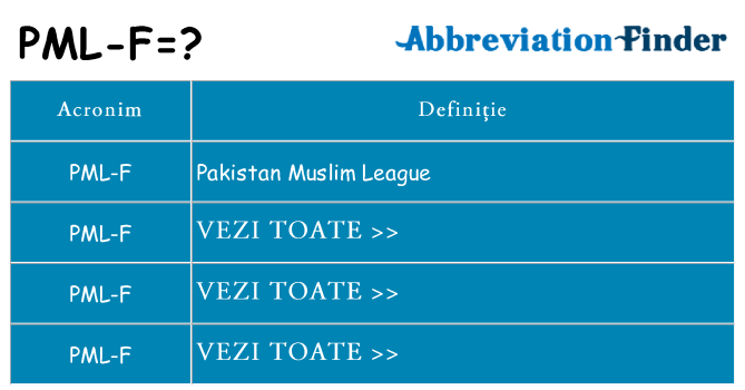 Ce stea pml-f