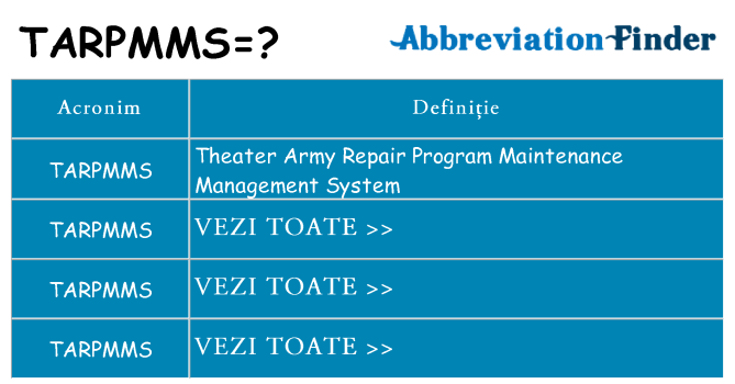 Ce stea tarpmms