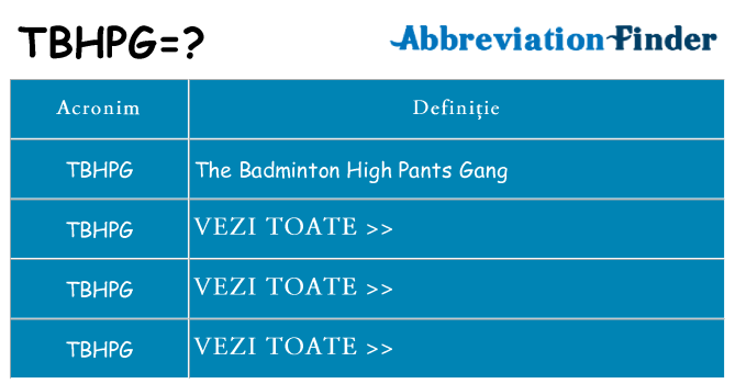 Ce stea tbhpg