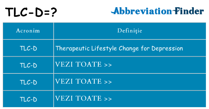 Ce stea tlc-d