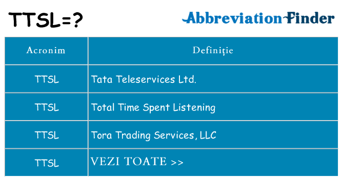 Ce stea ttsl