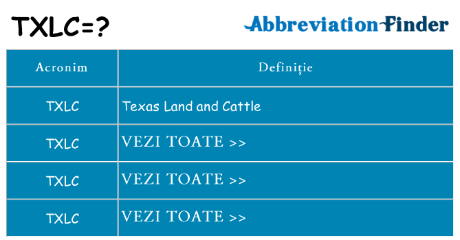 Ce stea txlc