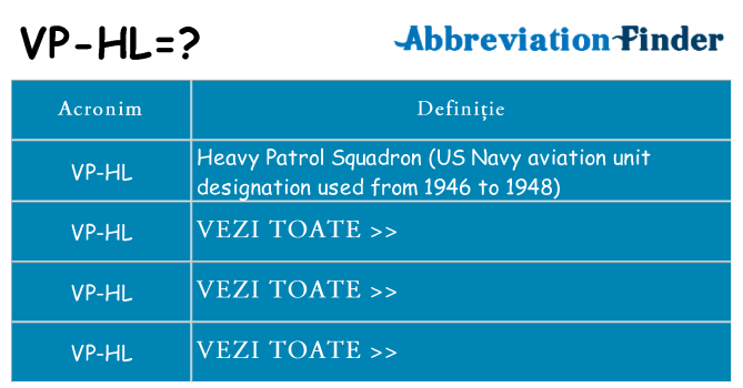 Ce stea vp-hl