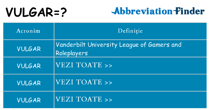 Ce stea vulgar