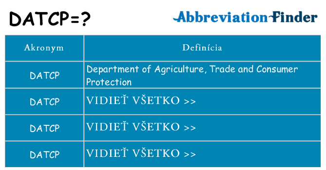 Čo stojí za datcp