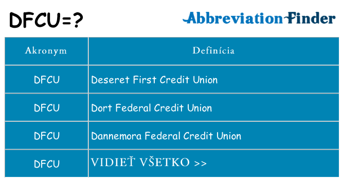 Čo stojí za dfcu