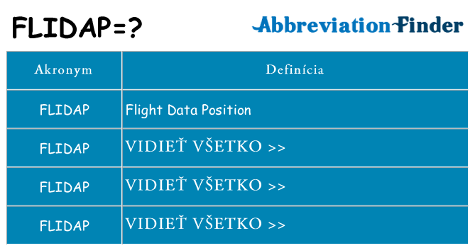 Čo stojí za flidap